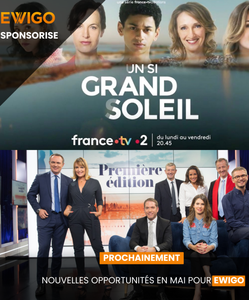 Sponsorisation TV pour le mois de mai 2024